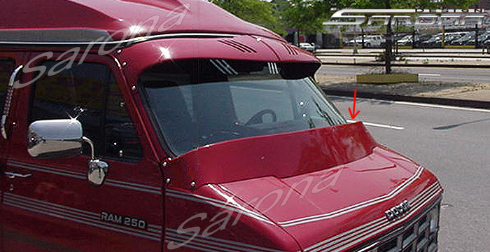 Custom Dodge Van  All Styles Wiper Cowl (1977 - 1993) - $390.00 (Part #DG-004-WC)